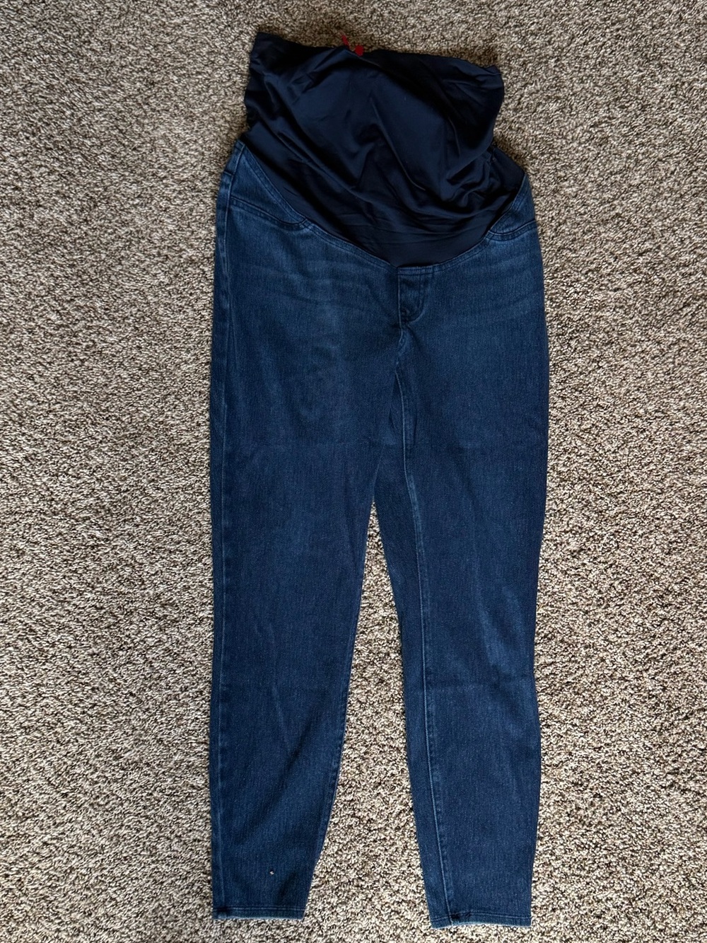 SPANX Navy Maternity Jeans  - Stretch Denim